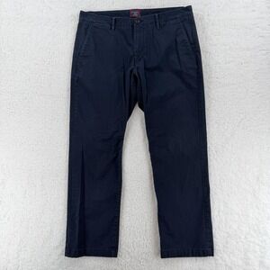UNTUCKit St Clair Pants Mens 36x30 Blue Relaxed Fit Chino Stretch Casual